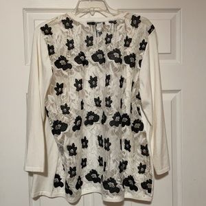 Alfani Floral Cardigan